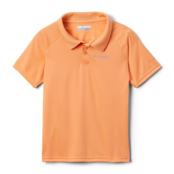 Columbia PFG Terminal Tackle, Polo Naranjas Para Niño | 659417-ASZ